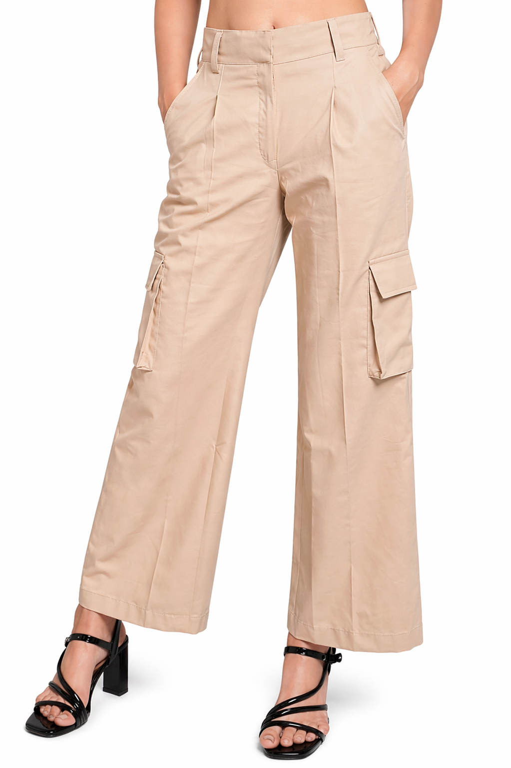 Urban Utility Wide-Leg Cargo Pants