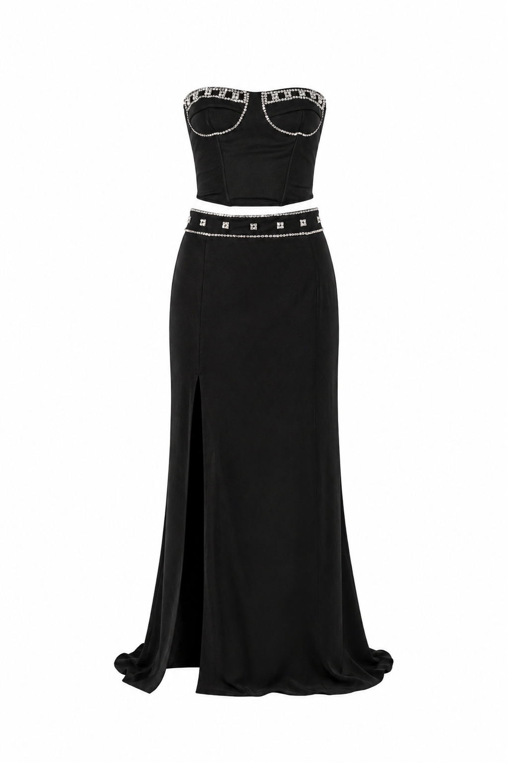 Embellished Corset & Skirt Set