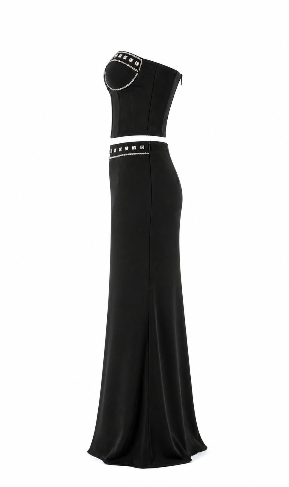 Embellished Corset & Skirt Set