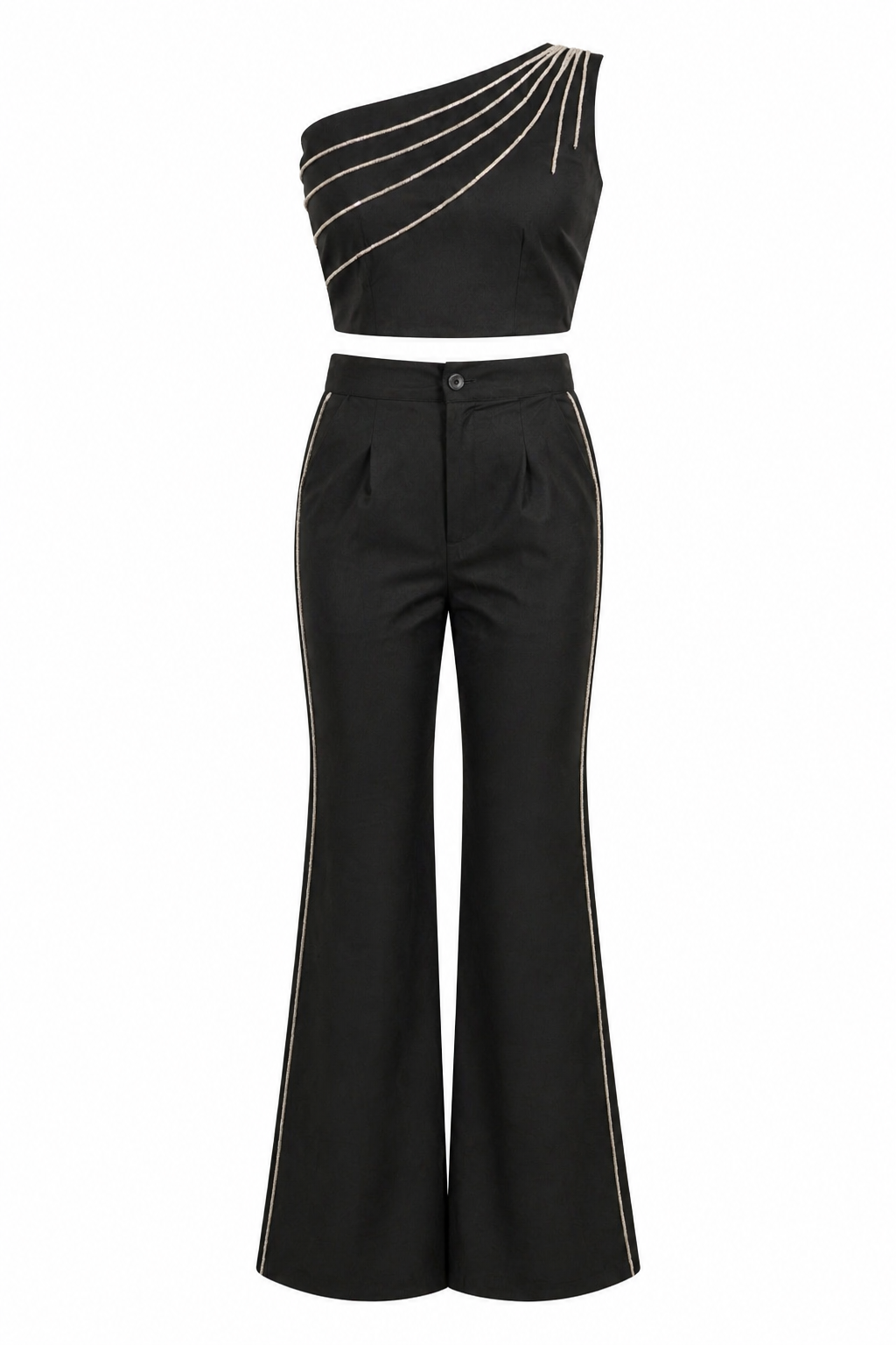 Asymmetrical Embellished Co-Ord Set