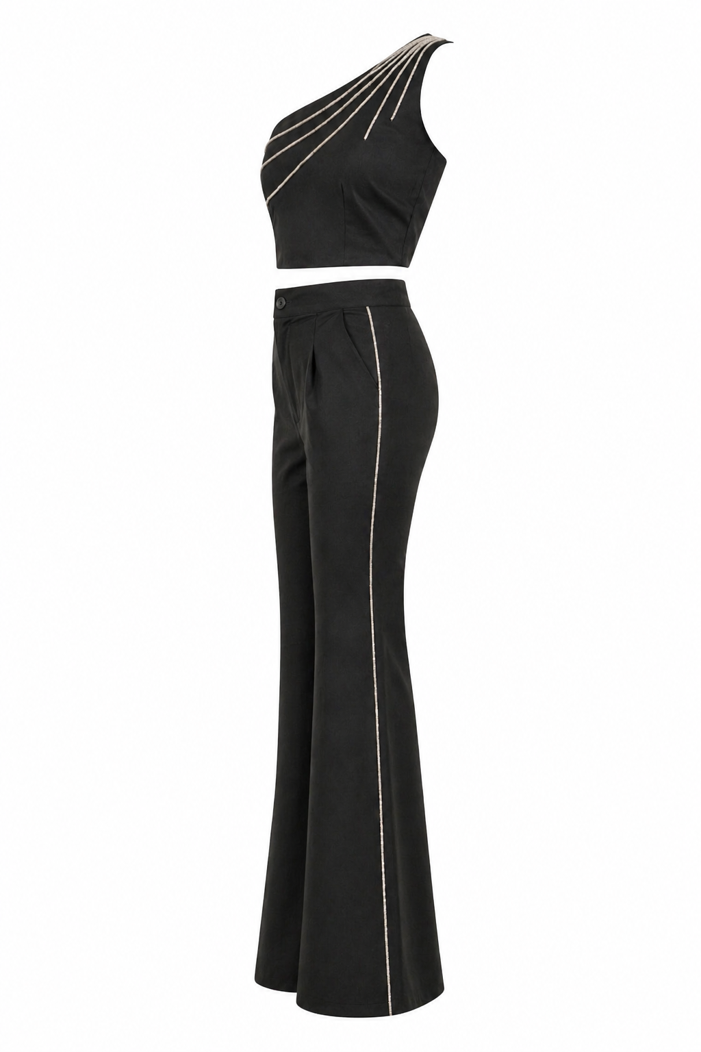 Asymmetrical Embellished Co-Ord Set