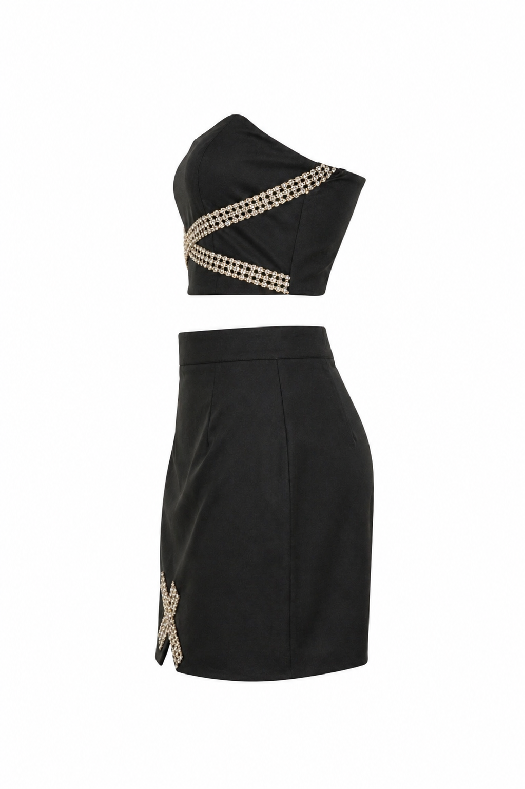 Crystal Cross Detail Co-Ord Set