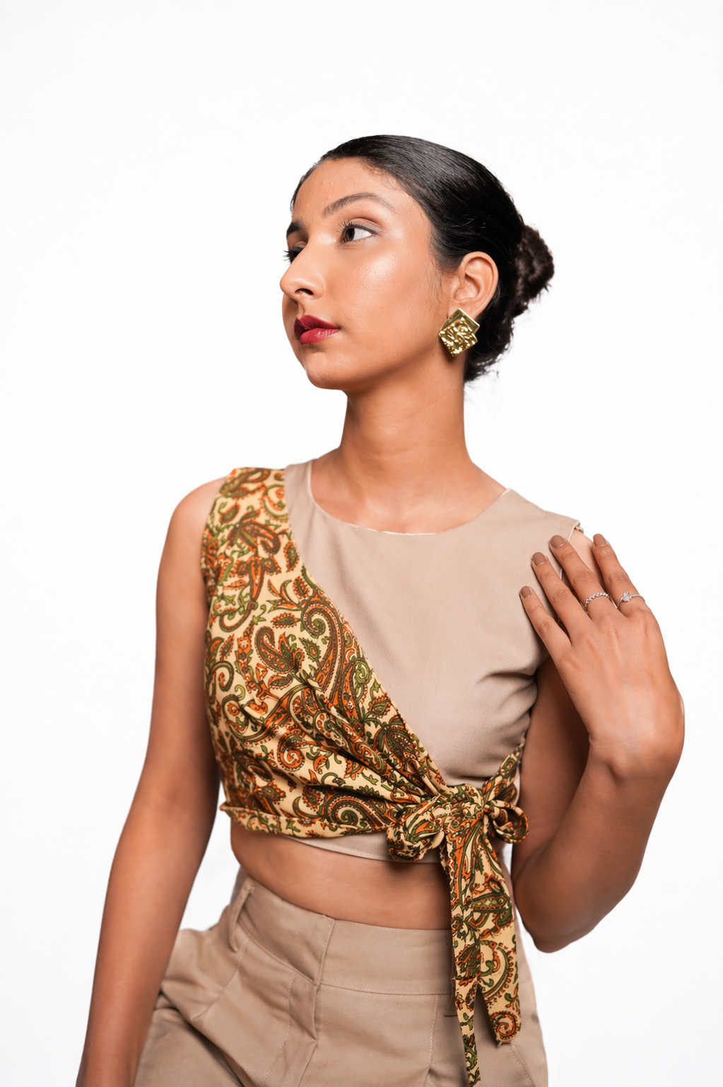 Kalamkari bow top