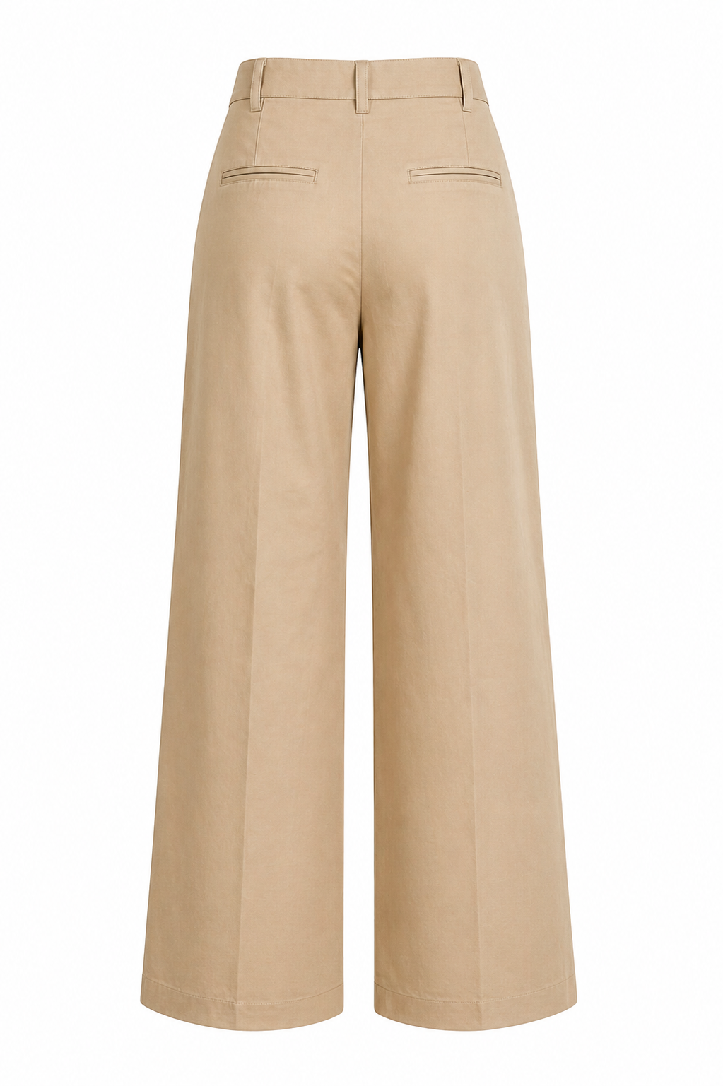 High-Waisted Tailored Wide-Leg Trousers